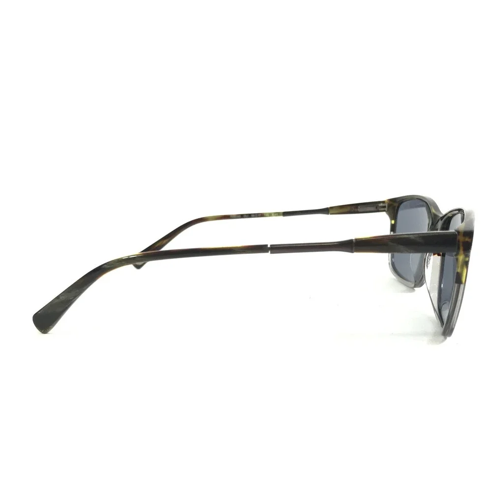 Ted Baker Sunglasses TMS093 OLI Olive Gray Horn Frames w/ Gray Polarized Lenses